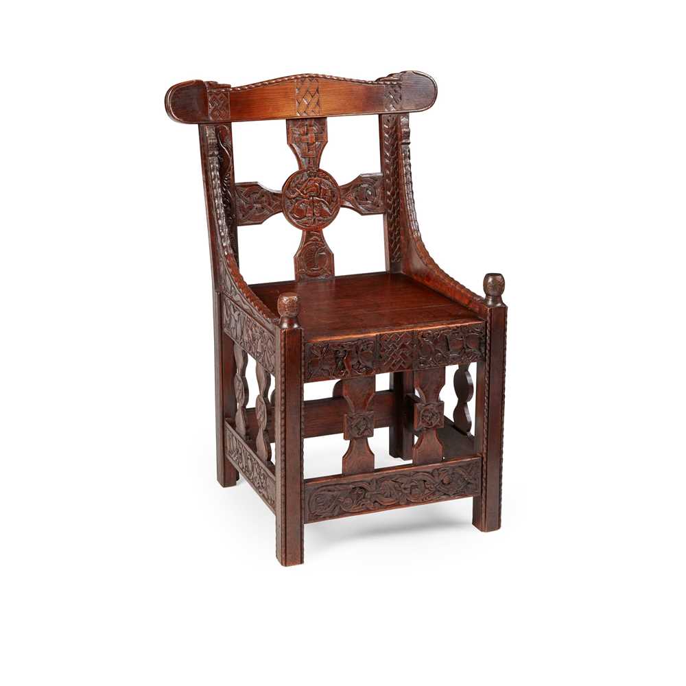 ENGLISH 'TYDAL' CHAIR, CIRCA 1900