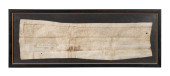 ENGLISH VELLUM LEGAL DOCUMENT