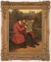 ENGLISH VETERANS READING THE P