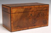 ENGLISH VICTORIAN BANDED WALNU