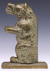 ENGLISH VICTORIAN BRASS BEAR-F