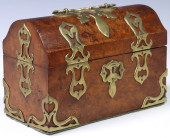 ENGLISH VICTORIAN BRASS-BOUND