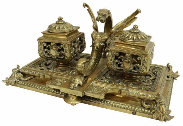 ENGLISH VICTORIAN BRASS DOUBLE
