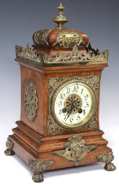 ENGLISH VICTORIAN BRASS-MOUNTE