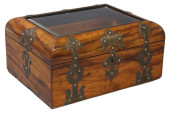 ENGLISH VICTORIAN BRASS-MOUNTE