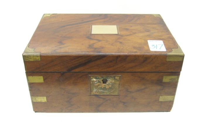 ENGLISH VICTORIAN HARDWOOD LAP DESK