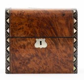 ENGLISH VICTORIAN INLAID BURLW
