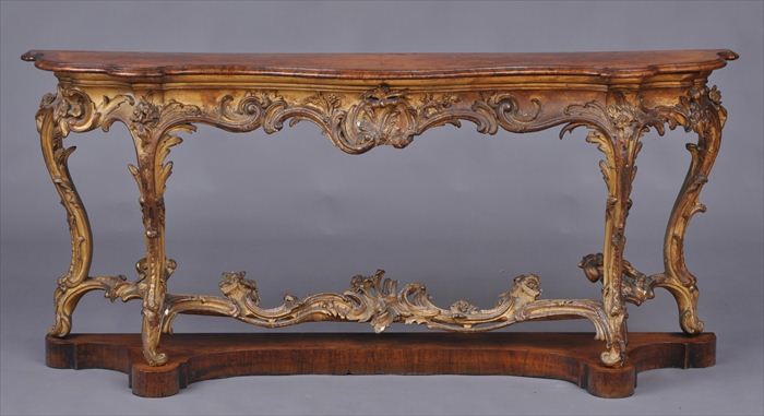 ENGLISH VICTORIAN INLAID WALNUT-TOP