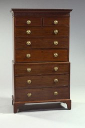 English Victorian Mahogany Dou