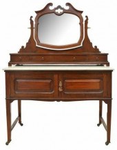 ENGLISH VICTORIAN MAHOGANY DRE