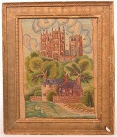 ENGLISH VICTORIAN NEEDLEWORK P