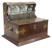 ENGLISH VICTORIAN OAK-CASED TA