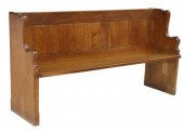 ENGLISH VICTORIAN OAK CHURCH P