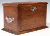 ENGLISH VICTORIAN OAK WRITING
