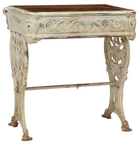 ENGLISH VICTORIAN PAINTED CAST IRON