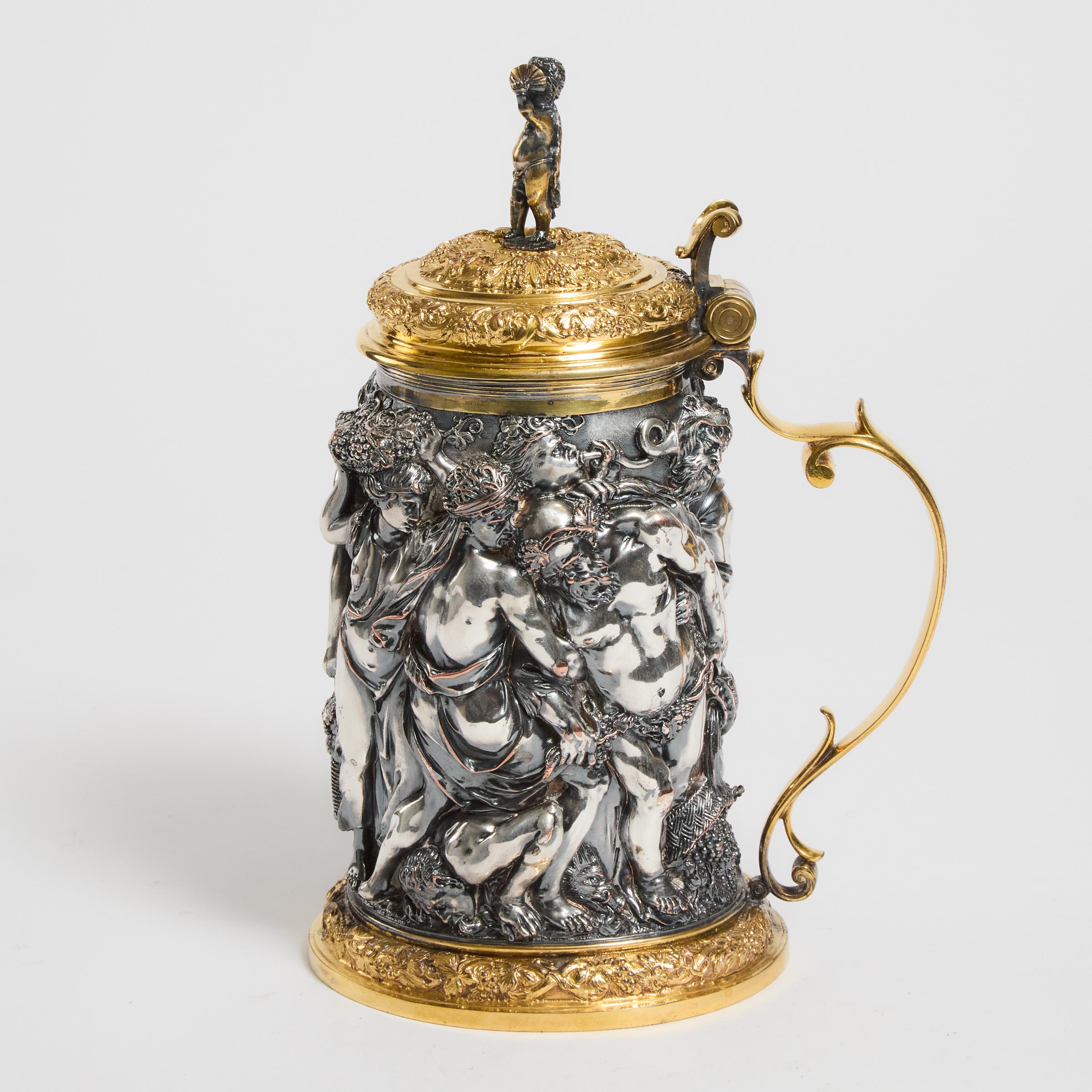 English Victorian Parcel Gilt and
