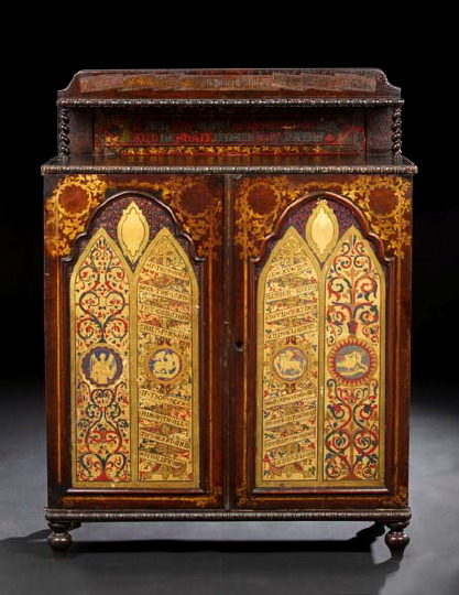 English Victorian Polychromed