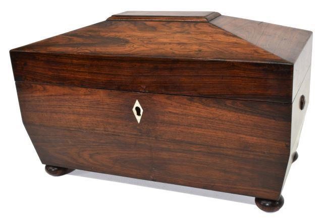 ENGLISH VICTORIAN ROSEWOOD FITTED