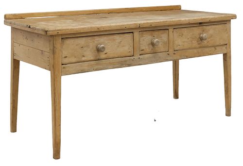 ENGLISH VICTORIAN SCRUBBED PINE