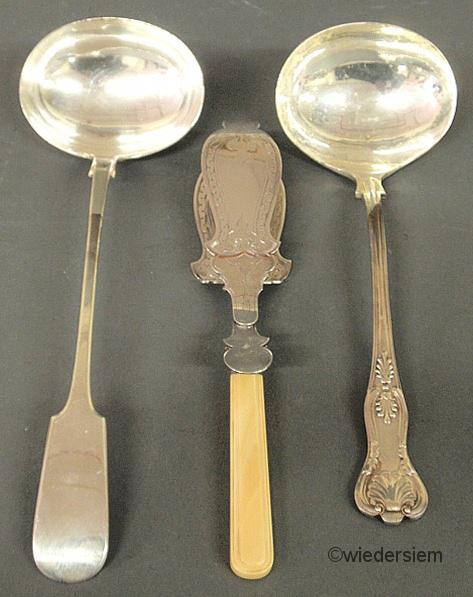 English Victorian silver tart