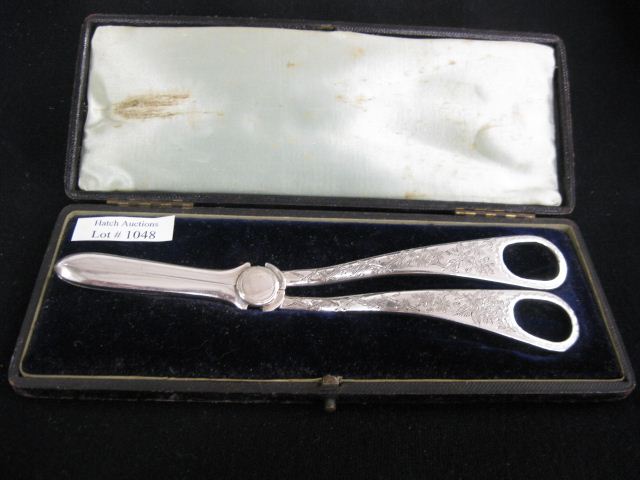 English Victorian Silverplate Grape