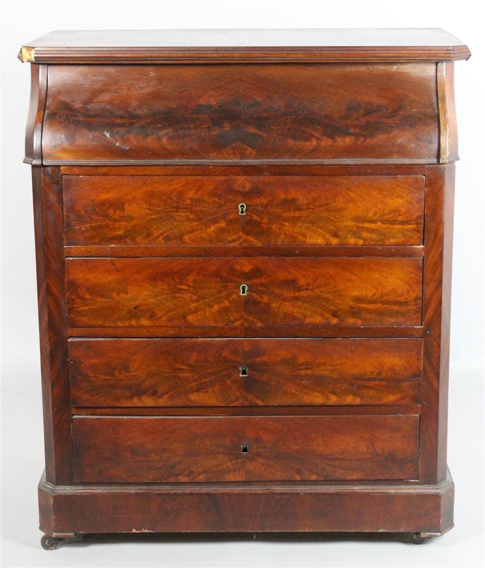 ENGLISH VICTORIAN WALNUT MARBLE TOP