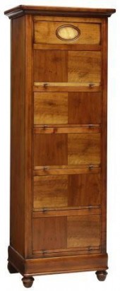 ENGLISH WALNUT CABINET W/ CLEN