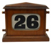 ENGLISH WALNUT-CASED PERPETUAL