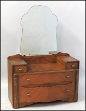 ENGLISH WALNUT DRESSING TABLE.