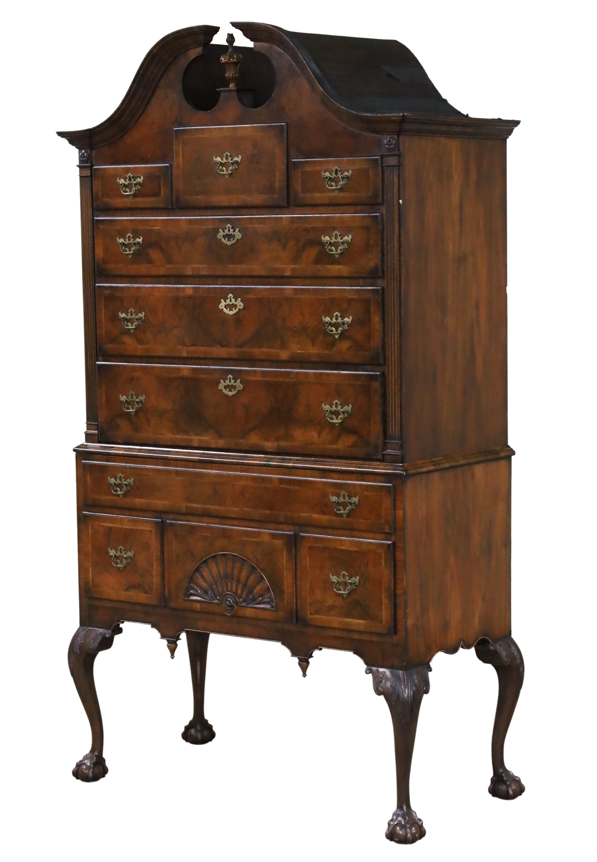 ENGLISH WALNUT HIGHBOY Decorative