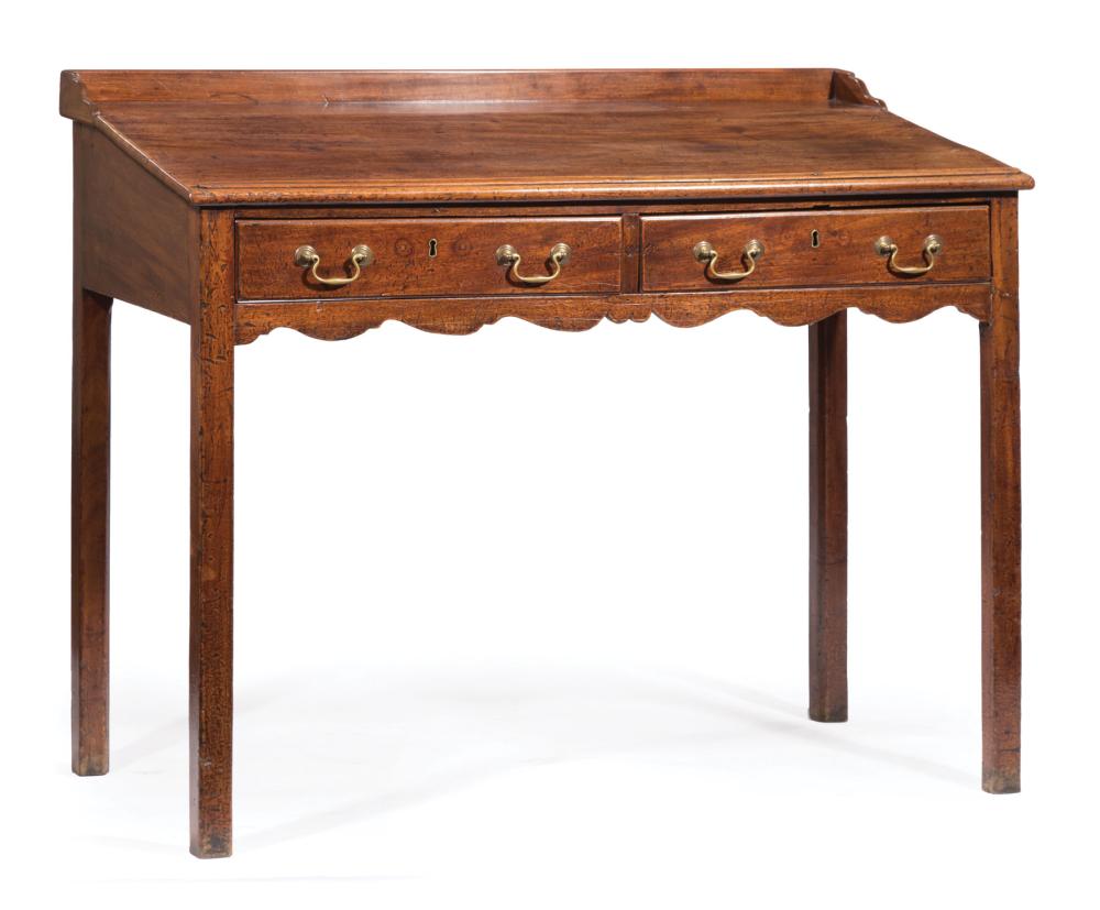 ENGLISH WALNUT SLANT TOP
