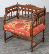 ENGLISH WALNUT WINDOW BENCH19t