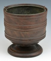 ENGLISH WASSAIL FOOTED BOWL WI