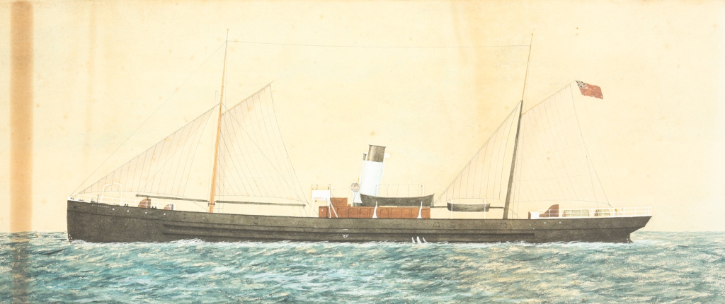 ENGLISH WATERCOLOR OF A