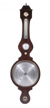ENGLISH WHEEL BAROMETER WITH C