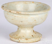 ENGLISH WHITE DELFTWARE SALT,