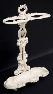 ENGLISH WHITE PAINTED CAST IRO