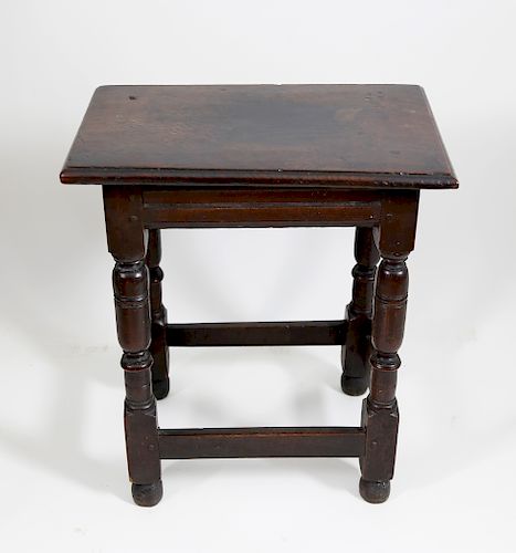 ENGLISH WILLIAM AND MARY OAK AND