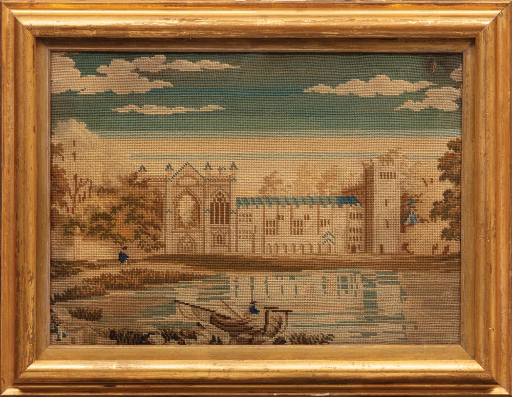 ENGLISH WOOD NEEDLEPOINT