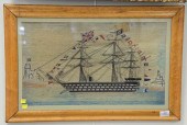 ENGLISH WOOLY NEEDLEWORK OF A