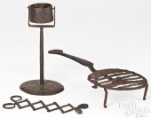 ENGLISH WROUGHT IRON EMBER TON
