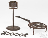 ENGLISH WROUGHT IRON EMBER TON