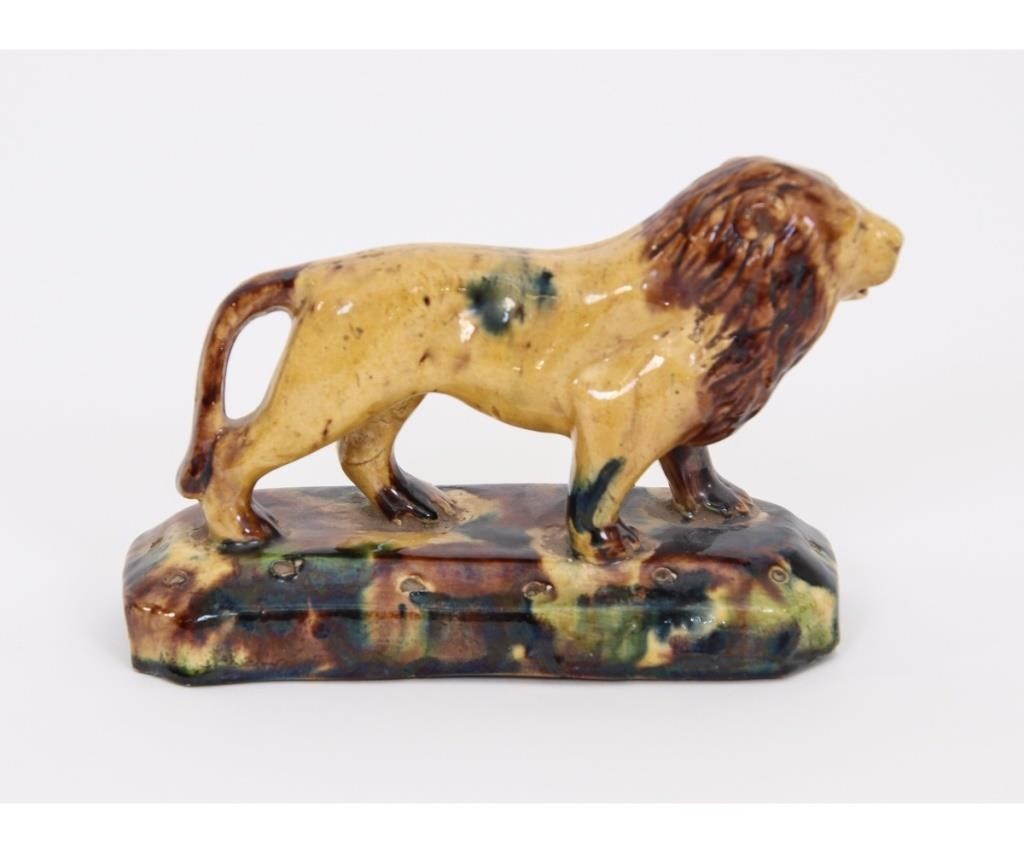 English yelloware lion with