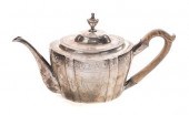 ENGRAVED COIN SILVER TEAPOT 17