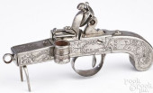 ENGRAVED FLINTLOCK TINDER LIGH