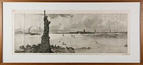 ENGRAVED HARPER'S WEEKLY 1886
