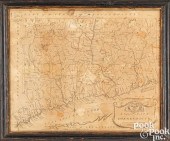 ENGRAVED MAP OF CONNECTICUTEng