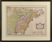 ENGRAVED MAP OF THE AMERICAN C