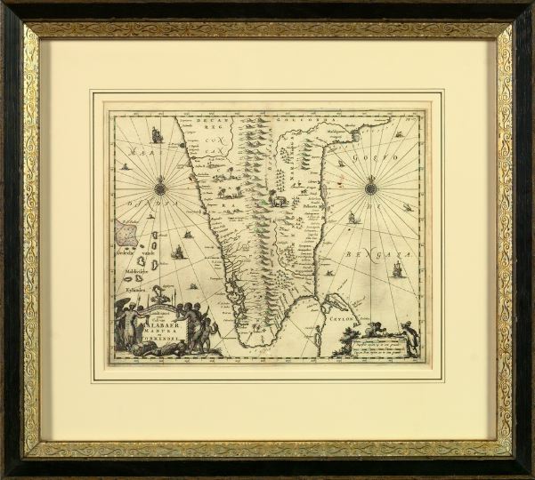 Engraved Map of the Coasts of