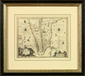 Engraved Map of the Coasts of